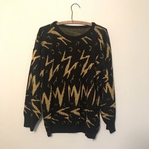 80’s Lightning Bolt Sweater